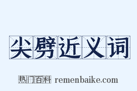 尖劈近义词是什么意思的图片